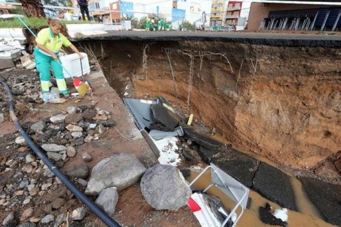 Gran Canaria pedirá la declaración de zona catastrófica por los efectos del temporal (FOTOS)