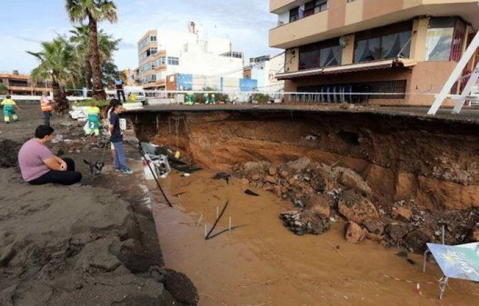 Gran Canaria pedirá la declaración de zona catastrófica por los efectos del temporal (FOTOS)