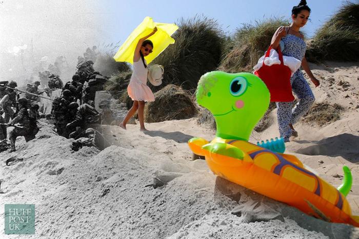 Los lugares del 'Día D', antes y ahora: 11 fotos que te impresionarán