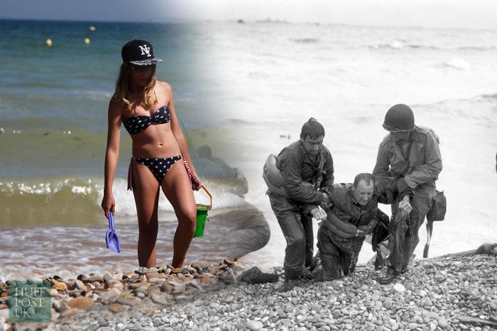 Los lugares del 'Día D', antes y ahora: 11 fotos que te impresionarán