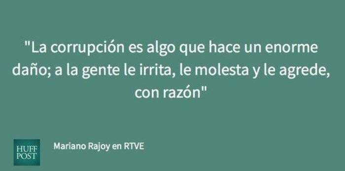 Rajoy, sobre la corrupción en el PP: "Nadie es perfecto"