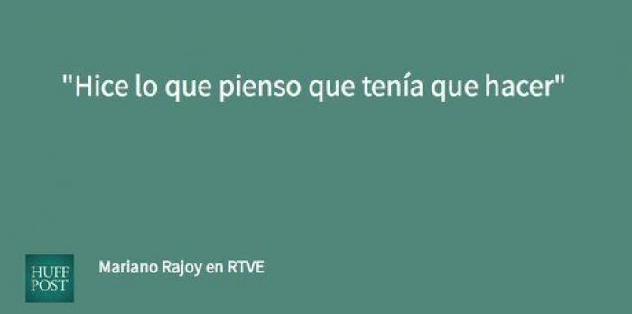 Rajoy, sobre la corrupción en el PP: "Nadie es perfecto"