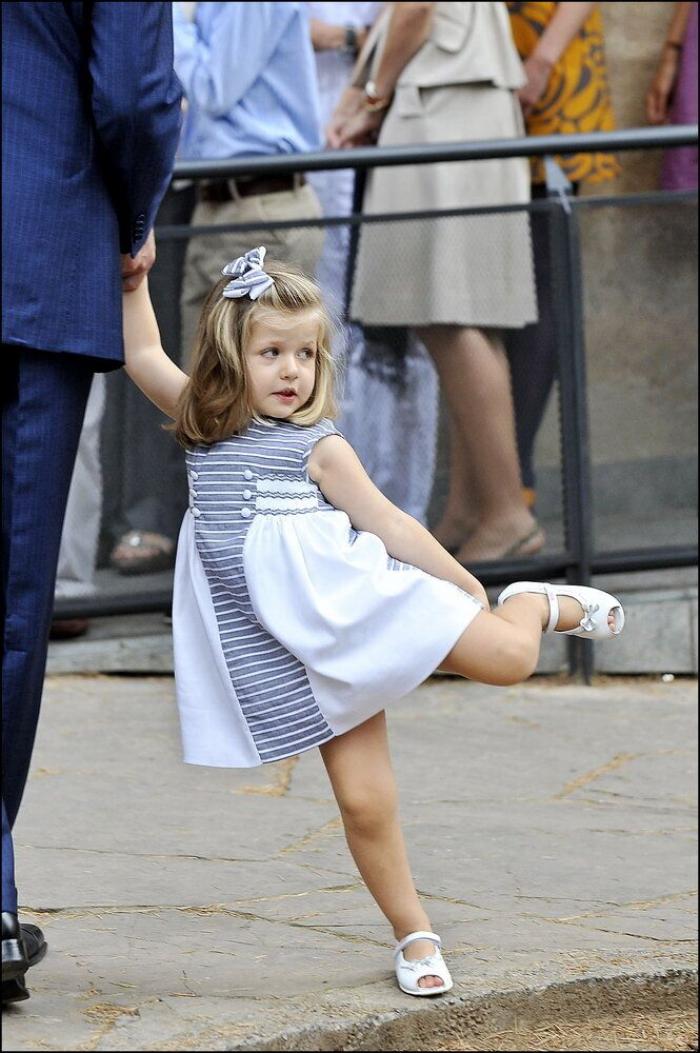 Leonor da que hablar por un detalle: está en la foto pero cuesta verlo