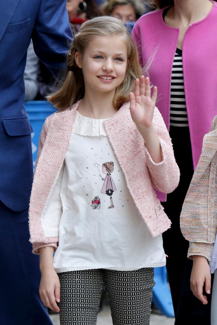 Leonor da que hablar por un detalle: está en la foto pero cuesta verlo