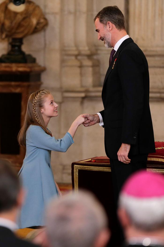 Leonor da que hablar por un detalle: está en la foto pero cuesta verlo