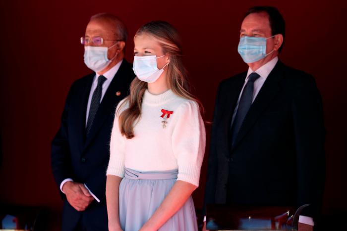 Leonor da que hablar por un detalle: está en la foto pero cuesta verlo