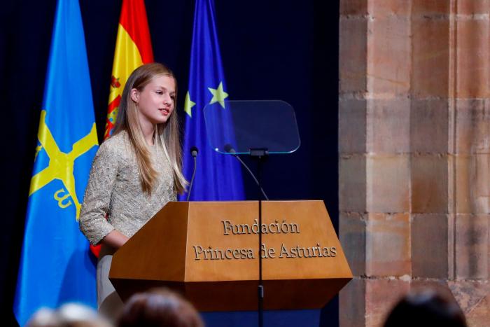 Leonor da que hablar por un detalle: está en la foto pero cuesta verlo