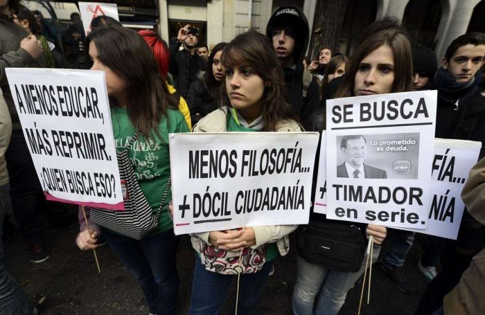 Los estudiantes vuelven a la huelga contra la Lomce, que se aprueba en el Senado