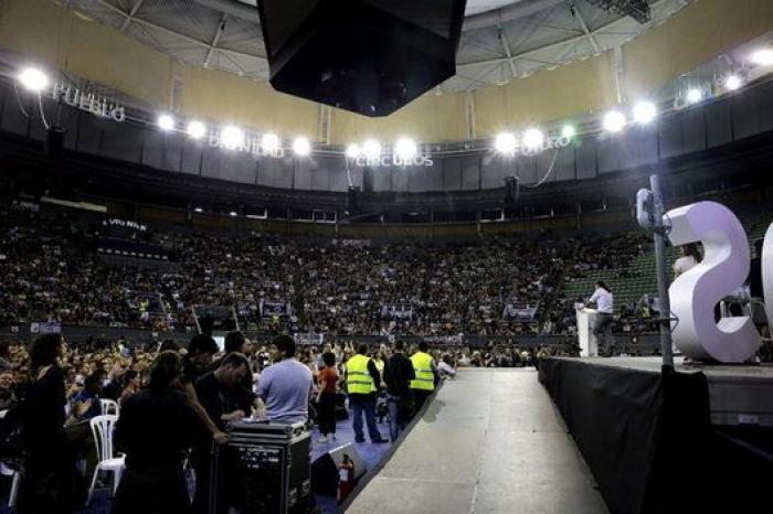 "¡Farsante! ¡Mentiroso!": Tensión al inicio de la Asamblea de Podemos
