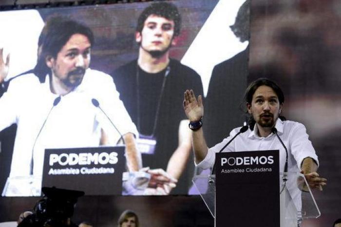 "¡Farsante! ¡Mentiroso!": Tensión al inicio de la Asamblea de Podemos