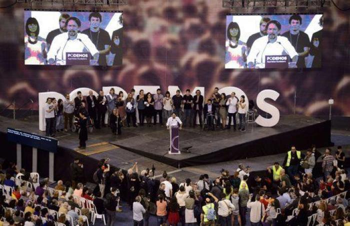 "¡Farsante! ¡Mentiroso!": Tensión al inicio de la Asamblea de Podemos