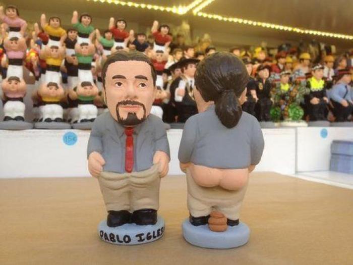 Pablo Iglesias, la gran novedad de los caganers (FOTOS)