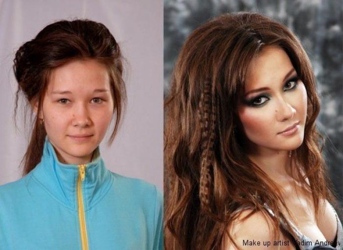 Cambio radical con maquillaje: antes y después de mujeres anónimas con el maquillador ruso Vadim Andreev (FOTOS, VÍDEO)