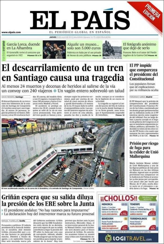 Al menos dos muertos y 27 heridos por el descarrilamiento de un tren en Italia