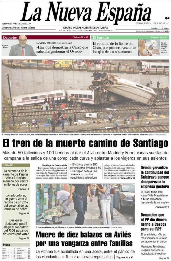 Al menos dos muertos y 27 heridos por el descarrilamiento de un tren en Italia