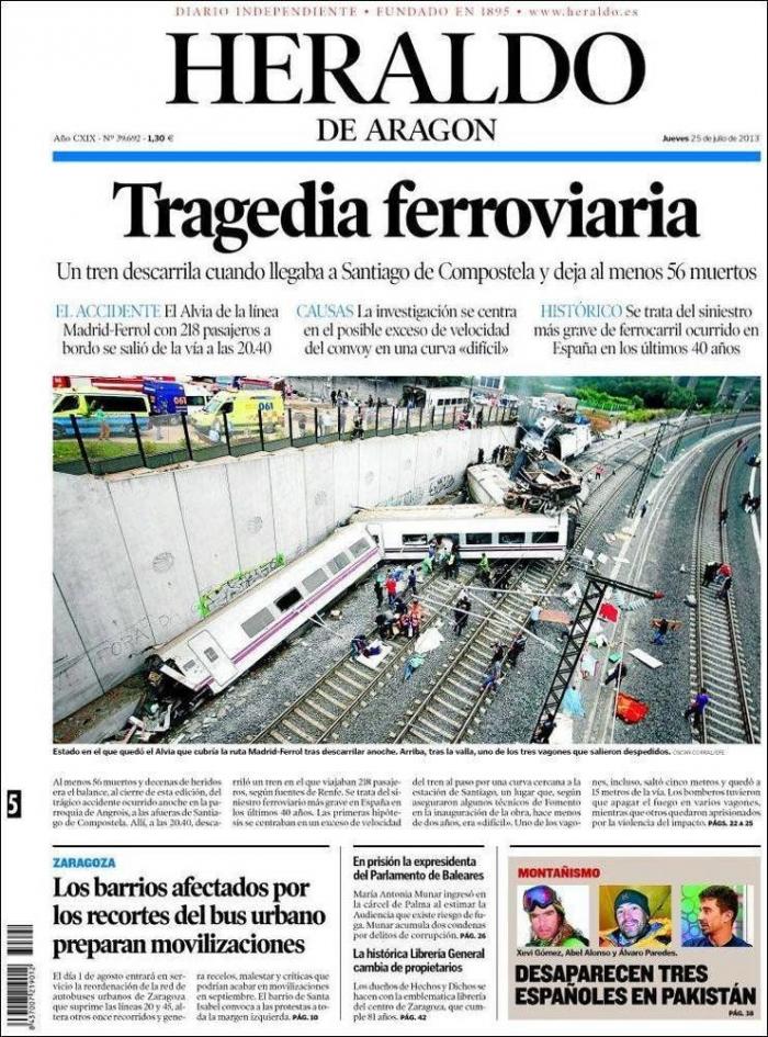 Al menos dos muertos y 27 heridos por el descarrilamiento de un tren en Italia