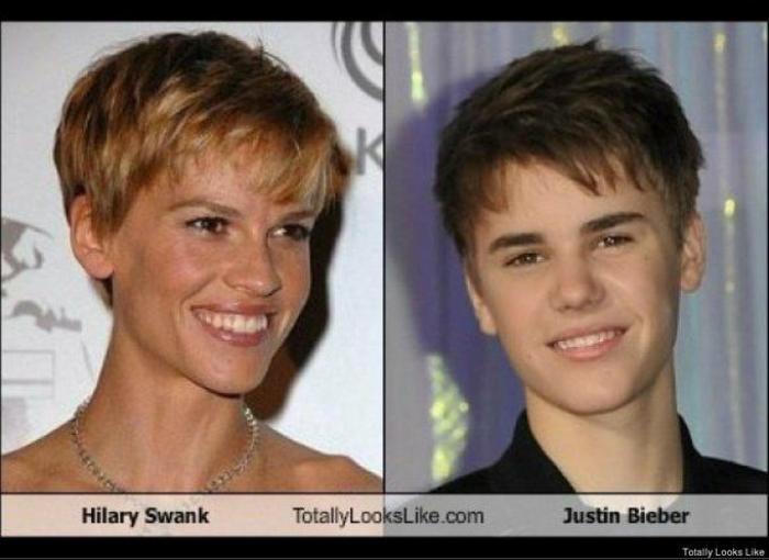 Separados al nacer: famosos idénticos a otros famosos (FOTOS)