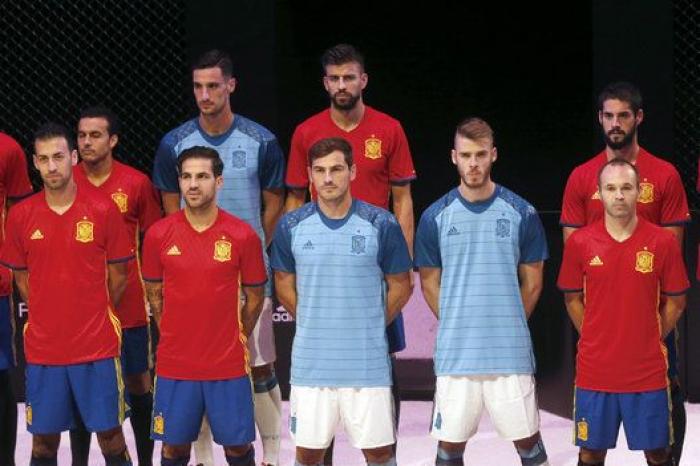 Así es la equipación con la que España jugará en la Eurocopa 2016