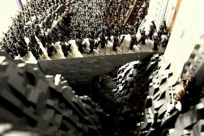 'Las dos torres' de 'El señor de los anillos', en 150.000 piezas de Lego (FOTOS, VÍDEO)