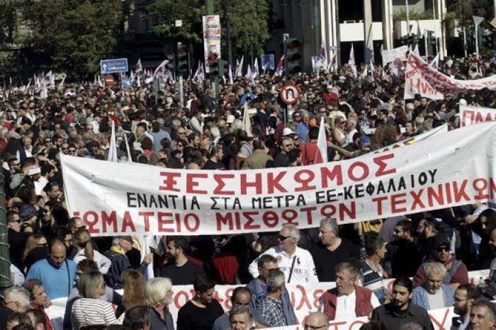 La primera huelga bajo el Gobierno de Syriza pone rostro al descontento en Grecia