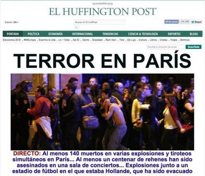 Atentados en París: al menos 120 muertos en varias explosiones y tiroteos simultáneos