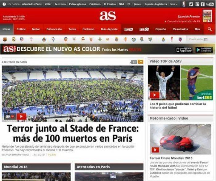 Atentados en París: al menos 120 muertos en varias explosiones y tiroteos simultáneos