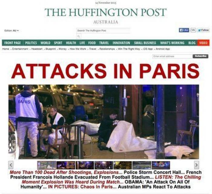 Atentados en París: al menos 120 muertos en varias explosiones y tiroteos simultáneos