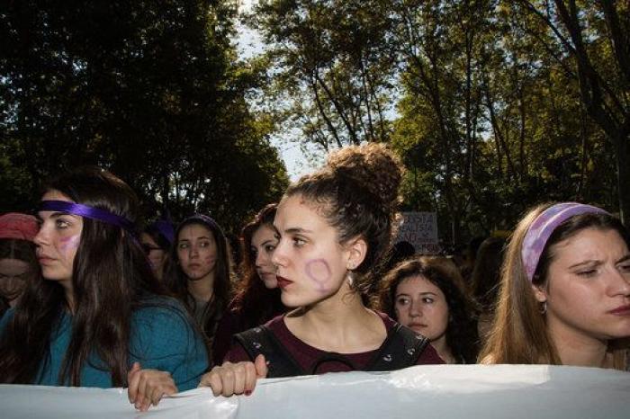Madrid grita "¡basta!" contra la violencia machista