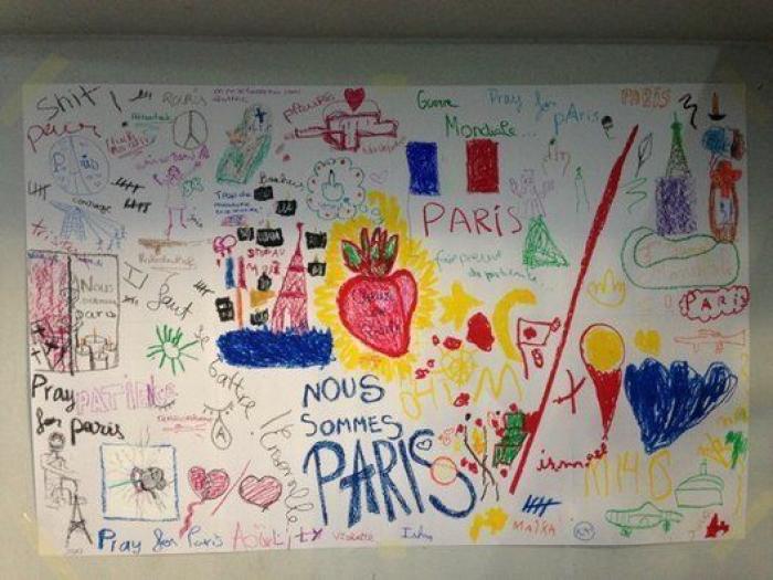Una madre parisina anima a los niños a que dibujen sus emociones (FOTOS)
