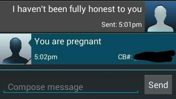 Broma a tu pareja: ¿Qué pasa si le escribes al móvil diciendo que no has sido del todo honesto? (TUITS)