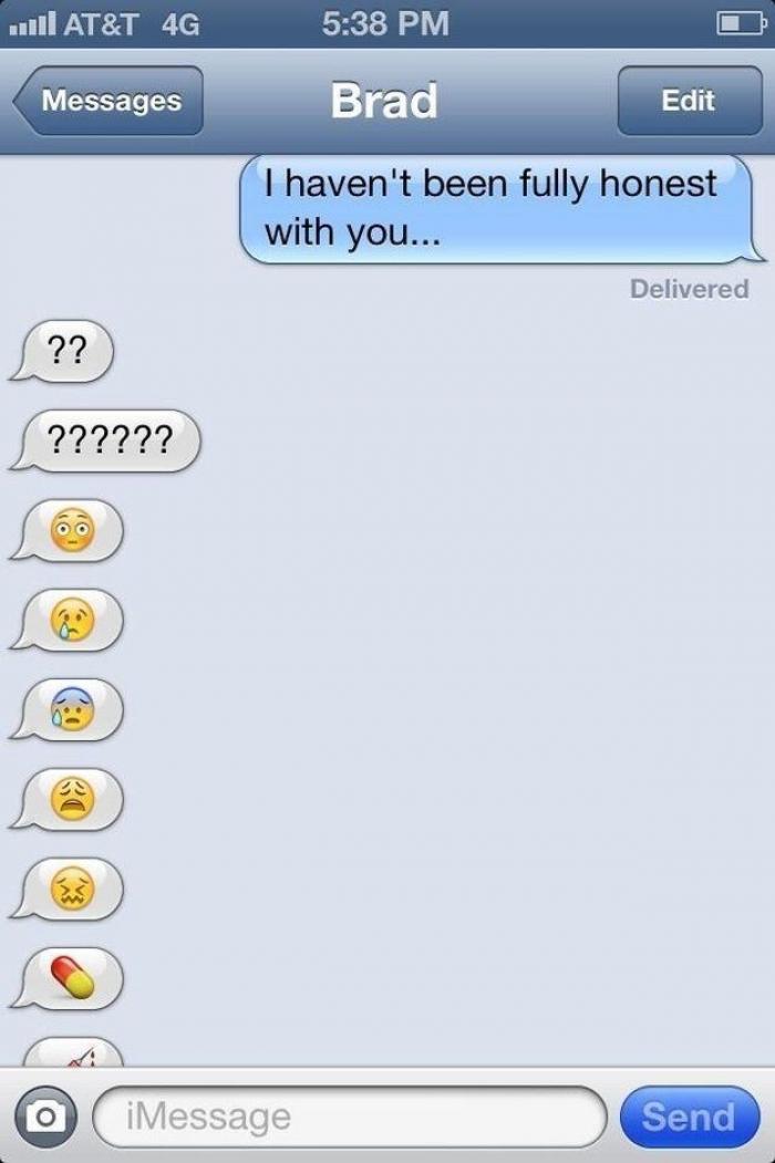 Broma a tu pareja: ¿Qué pasa si le escribes al móvil diciendo que no has sido del todo honesto? (TUITS)