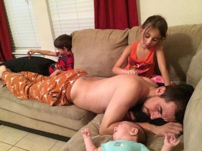 31 fotos espontáneas que describen la paternidad