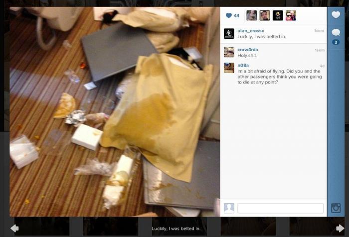 Turbulencias en un avión: esto es lo que pasa si ocurren a la hora de comer (VÍDEO, FOTOS)