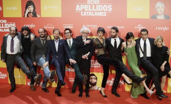 Multitud de famosos arropan a Clara Lago y Dani Rovira en el preestreno de 'Ocho apellidos catalanes' (FOTOS)