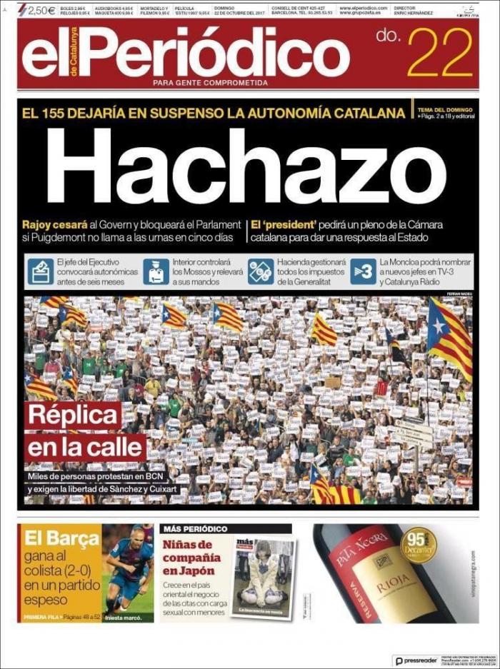 El Tribunal Constitucional avala la aplicación del 155