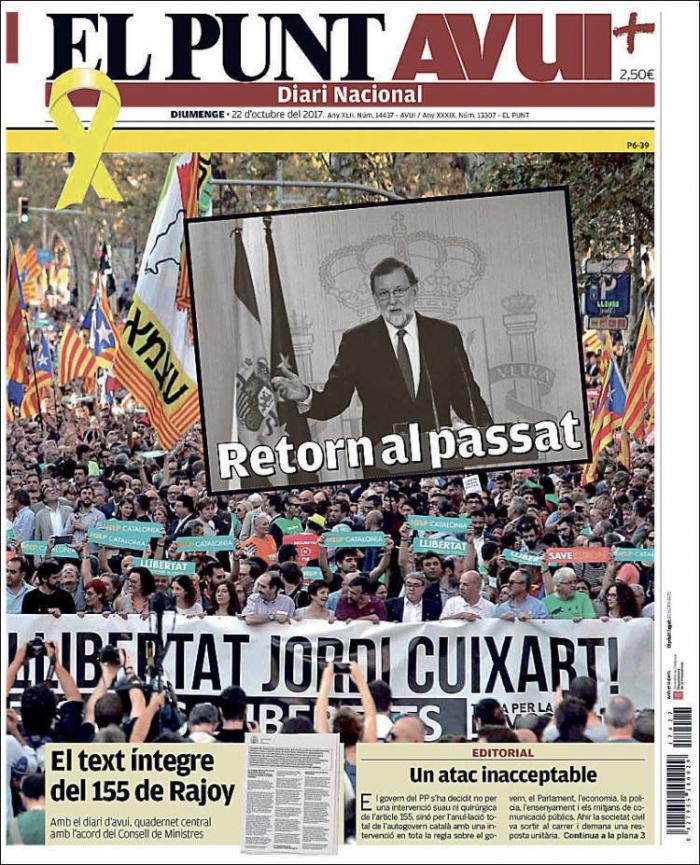 El Tribunal Constitucional avala la aplicación del 155