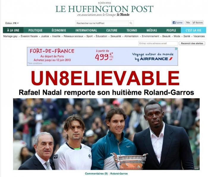 La prensa francesa se rinde a la octava victoria de Nadal en Roland Garros (FOTOS)