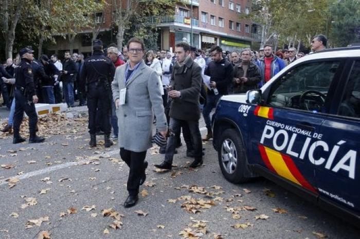Máxima seguridad: cacheos y controles en las inmediaciones del Bernabéu