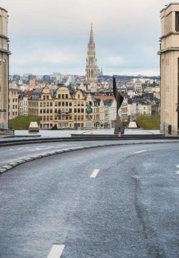 Bruselas en estado de sitio, en 13 fotos