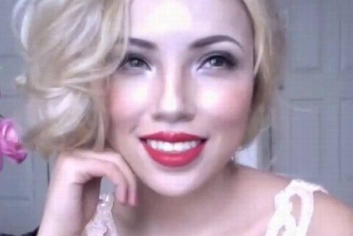 Transformarse con maquillaje: cómo convertirse en Angelina Jolie o Scarlett Johansson (VÍDEOS, FOTOS)
