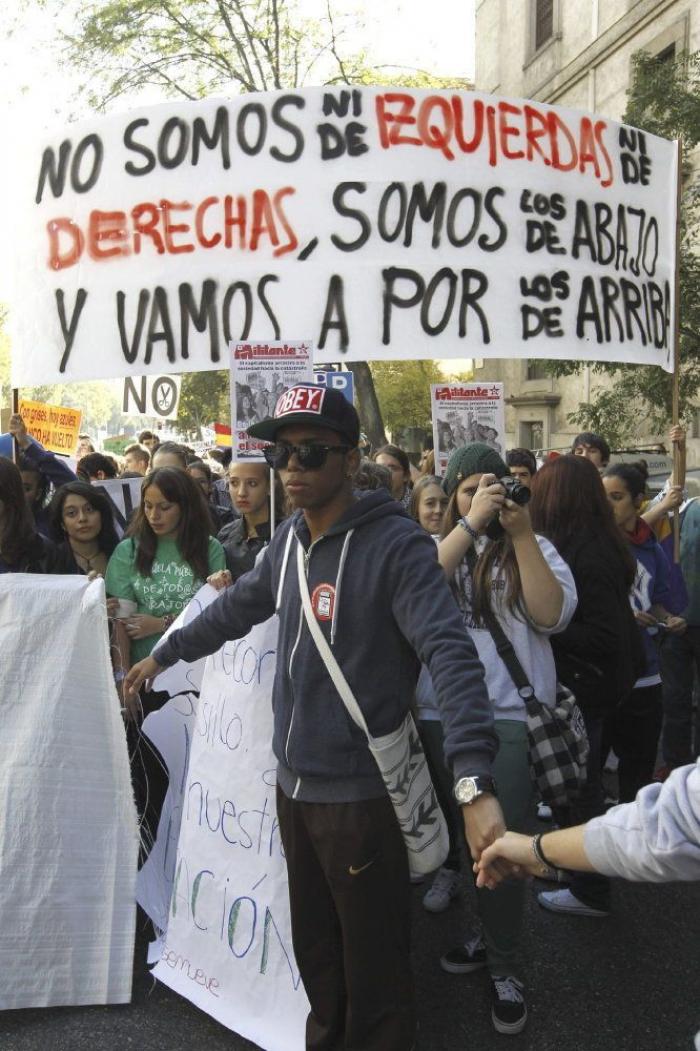 Los estudiantes salen a la calle para decir 'No al 3+2' de Wert