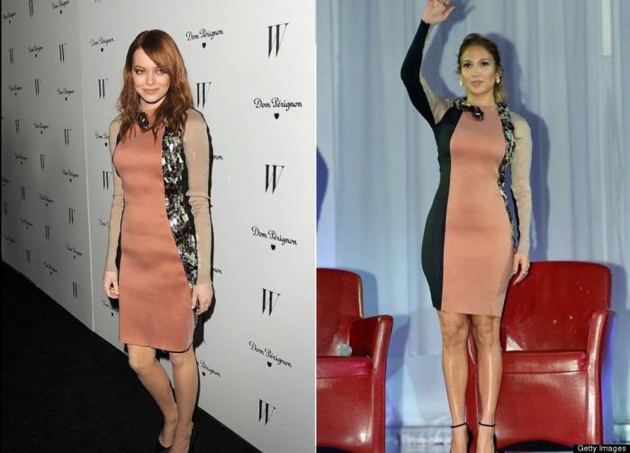 ¿Es posible un mayor drama estilístico en una boda que dos mujeres con el mismo vestido? ¡SÍ!