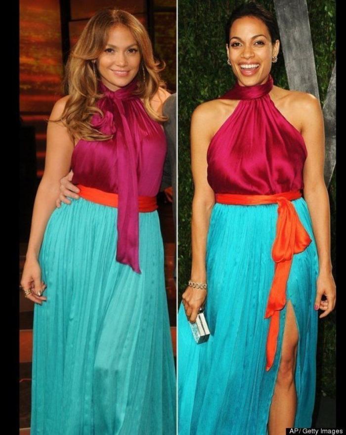 ¿Es posible un mayor drama estilístico en una boda que dos mujeres con el mismo vestido? ¡SÍ!