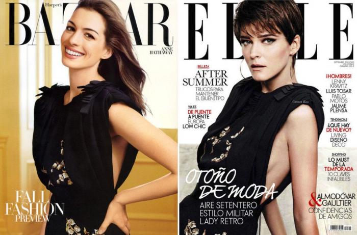 ¿Es posible un mayor drama estilístico en una boda que dos mujeres con el mismo vestido? ¡SÍ!