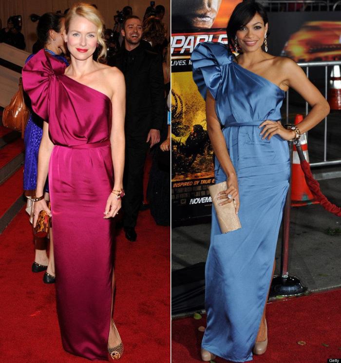 ¿Es posible un mayor drama estilístico en una boda que dos mujeres con el mismo vestido? ¡SÍ!