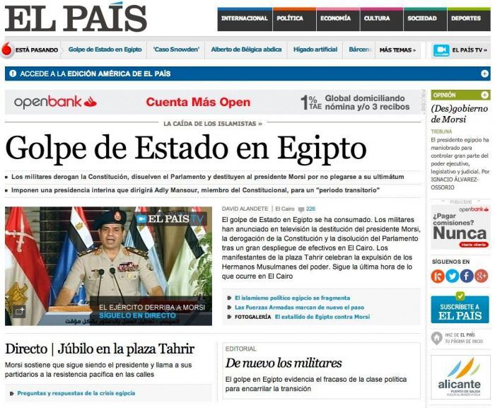 Basel Ramsis desde Egipto: "No es un golpe de Estado ni Morsi ha sido elegido en elecciones democráticas"