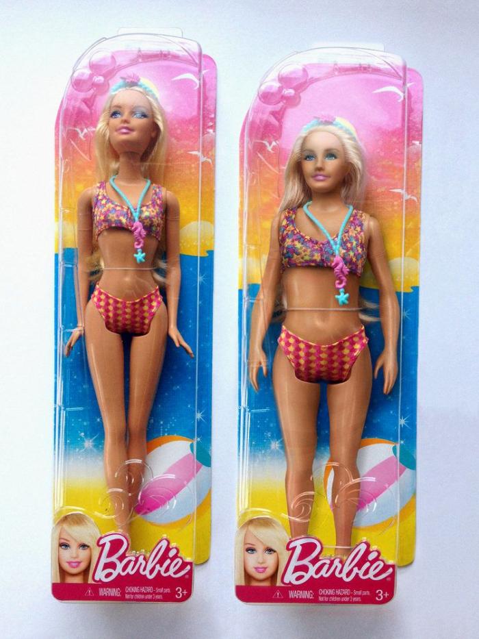 Barbie real: la muñeca con proporciones "de verdad" (FOTOS)