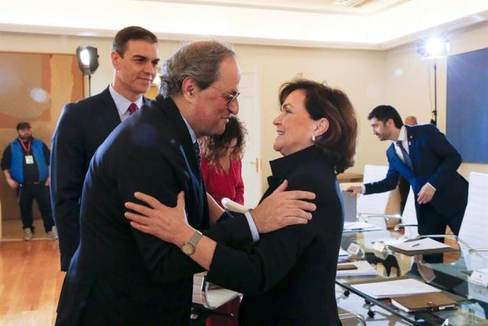 PSOE, PP, Vox y Cs rechazan incluir referéndum y amnistía en la mesa sobre Cataluña, como apoya Podemos