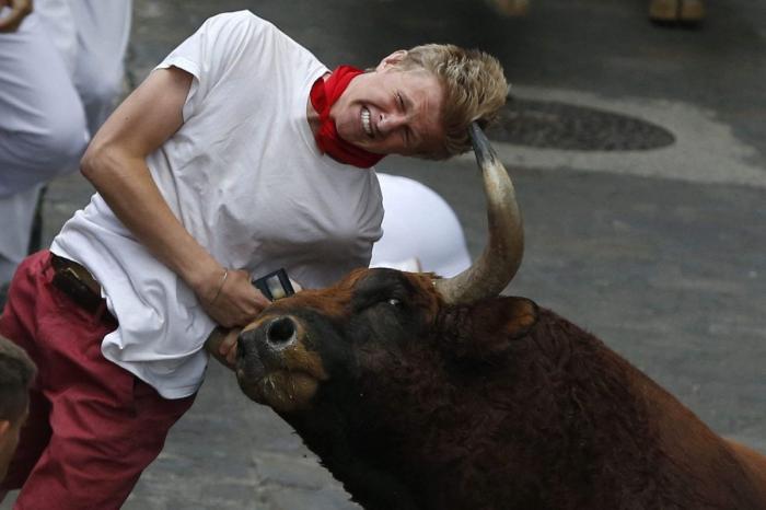 Sexto encierro de San Fermín 2013: primeros heridos de asta de las fiestas (VÍDEO, FOTOS)