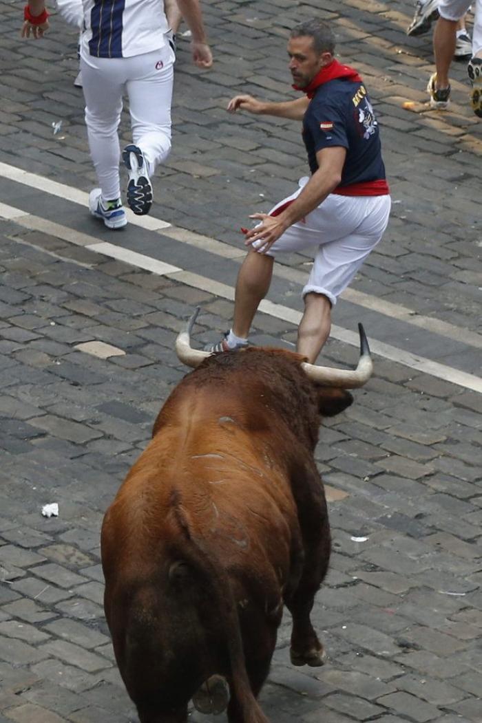 Sexto encierro de San Fermín 2013: primeros heridos de asta de las fiestas (VÍDEO, FOTOS)